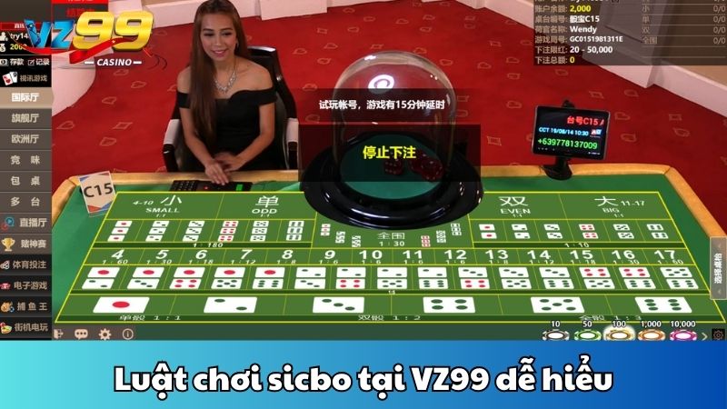 Luật chơi sicbo tại VZ99 dễ hiểu